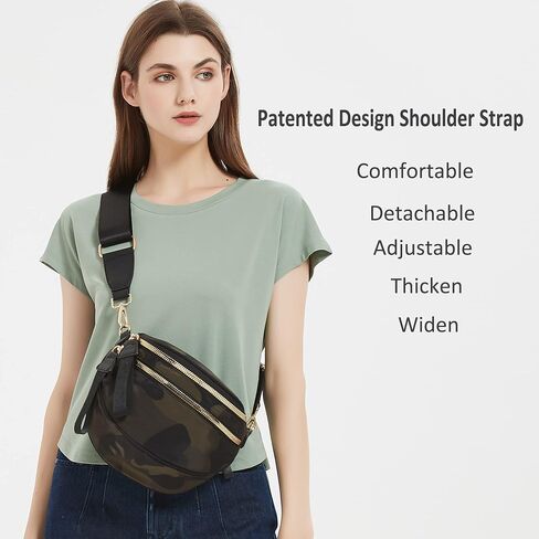 Crossbody Bags for Women Nylon Cross Body Travel Shoulder Handbags Lady Chest Purses Light Sling Backpack in Saudi Arabia