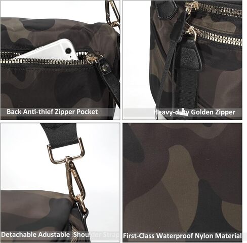 Crossbody Bags for Women Nylon Cross Body Travel Shoulder Handbags Lady Chest Purses Light Sling Backpack in Saudi Arabia