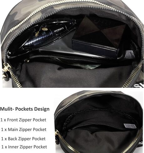 Crossbody Bags for Women Nylon Cross Body Travel Shoulder Handbags Lady Chest Purses Light Sling Backpack in Saudi Arabia