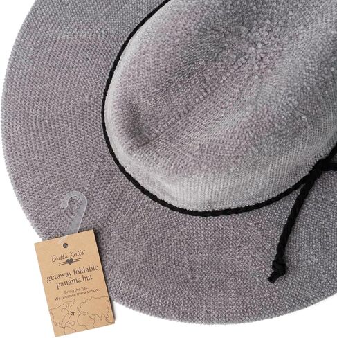 Britt's Knits Getaway Panama Vintage Womens Classic Wide Brim Panama Hat in Saudi Arabia