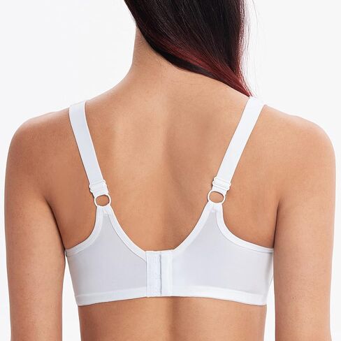 MELENECA Women's Comfort Straps Full Coverage Minimizer Plus Size Lace Underwire Bra in Saudi Arabia