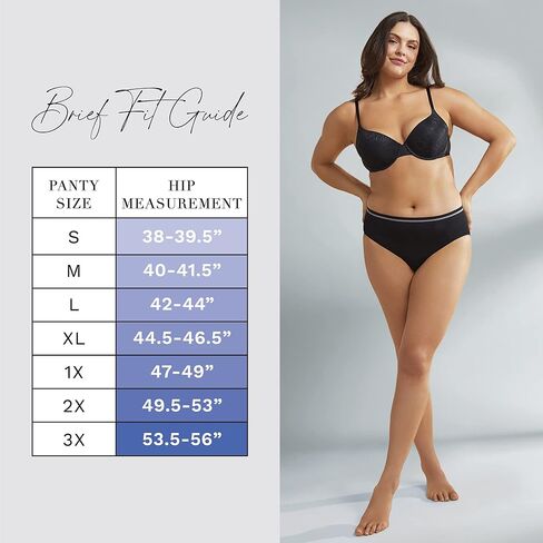 سراويل داخلية نسائية من ELLEN TRACY بدون خياطة تناسب هيبستر - عبوات متعددة من 3 قطع in Kuwait