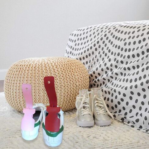 6 قطع مساعد للأحذية الكسولة، سهل الحمل والنقل لبوق حذاء بلاستيكي سهل الارتداء / إيقاف جورب منزلق مناسب للسفر ولجميع الأعمار والكبار والأطفال والرجال والنساء وكبار السن ذوي الإعاقة، ألوان متعددة in Kuwait