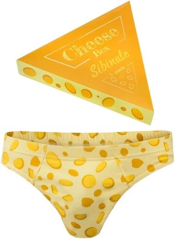 Sibinulo - Men Funny Cheese Underwear, Best Gift For All Occasion, Cotton in Saudi Arabia