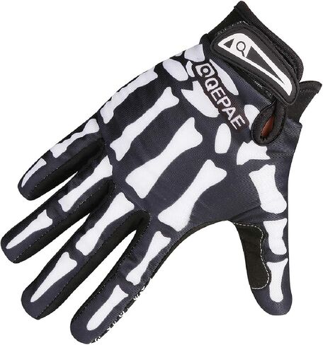 Azarxis Adjustable Lightweight Skeleton Gloves, Anti-Slip Skull Gloves Breathable Sports Gloves for Men Women Cycling, Biking, Workout Motorcycle in Saudi Arabia