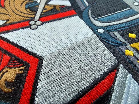 Deus Vult Knights Templar Large Embroidered Motorcycle Jacket & Biker Vest Back Patch in Kuwait