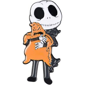 SaiDian 1 قطع الهيكل العظمي بروش دبوس الكرتون طية صدر السترة دبوس هالوين المينا دبابيس شارات لحقيبة الظهر قميص حقيبة الزينة الملحقات in Kuwait