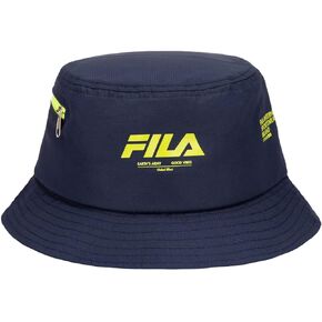 Fila Unisex Nylon Ripstop Side Zipper Pocket Bucket Hat in Saudi Arabia