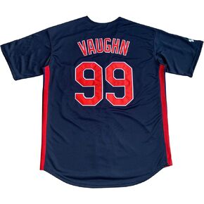 Men's Ricky Vaughn Movie Jersey 90s Hip Hop Stitched Sports Fan Baseball Jerseys Stitched in Kuwait
