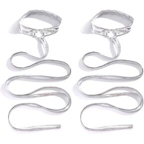 حزام ساق متقاطع للنساء من Mrotrida، حزام ساق متقاطع مثير، حلقة فضية سادة، حزام ساق الفخذ in Kuwait