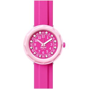 Flik Flak Kids' 2004 Pool in Miami Swiss Quartz Plastic Strap, Pink, 16 Casual Watch (Model: ZFCSP098) in Kuwait
