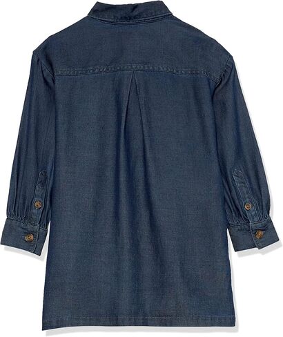 Amazon Essentials Girls' Chambray-Stretch Tunic (Previously Amazon Aware) in Saudi Arabia