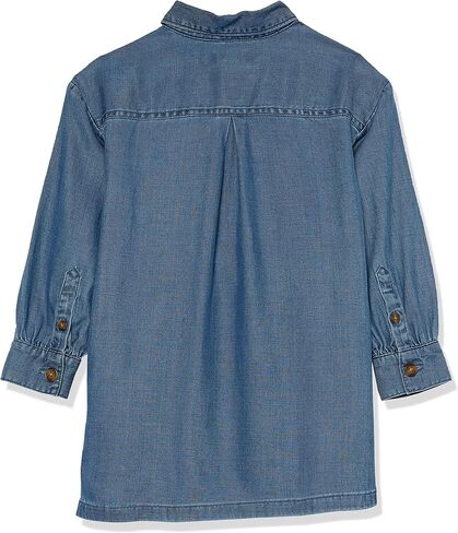 Amazon Essentials Girls' Chambray-Stretch Tunic (Previously Amazon Aware) in Saudi Arabia