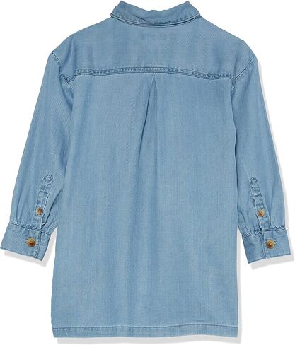 Amazon Essentials Girls' Chambray-Stretch Tunic (Previously Amazon Aware) in Saudi Arabia
