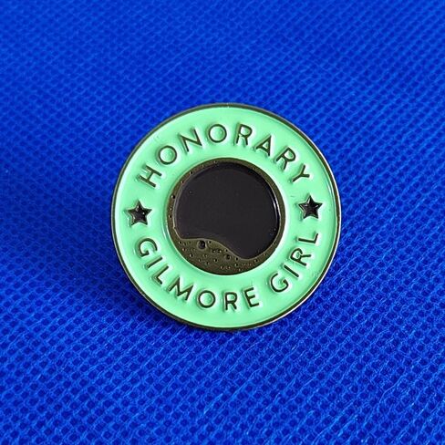 Honorary Gilmore Girl Coffee Enamel Lapel Pin Metal Badge Brooch For Backpacks in Saudi Arabia
