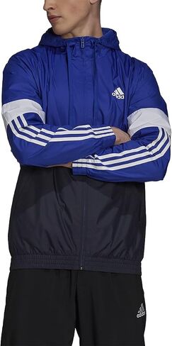 adidas mens Essentials Colorblock Windbreaker Casual, Bold Blue-white, Medium in Saudi Arabia