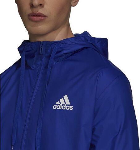 adidas mens Essentials Colorblock Windbreaker Casual, Bold Blue-white, Medium in Saudi Arabia