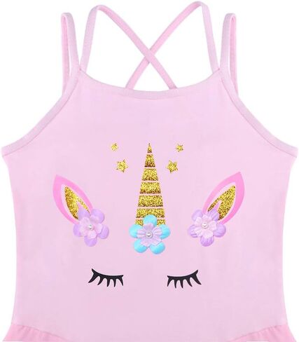 ZNYUNE Girls Skirted Ballet Dance Leotard Tutu Dress for Kids 3-8 Years in Saudi Arabia