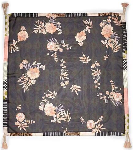 Johnny Was Nido Tassel Floral Scarf Silk in Saudi Arabia