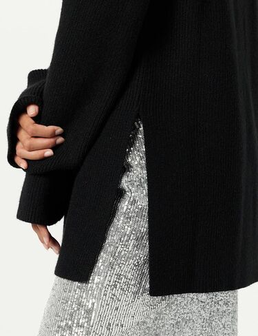 The Drop Women's Camilla Drop Shoulder Turtleneck in Saudi Arabia