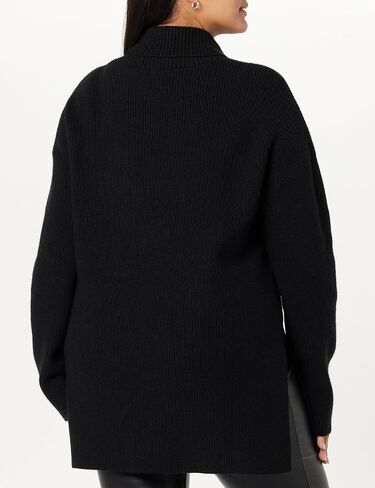 The Drop Women's Camilla Drop Shoulder Turtleneck in Saudi Arabia