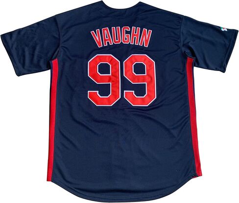 Men's Ricky Vaughn Movie Jersey 90s Hip Hop Stitched Sports Fan Baseball Jerseys Stitched in Kuwait