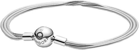 Pandora Ladies Sterling Silver Other Form Not a gem Snake Charm Bracelet in Kuwait