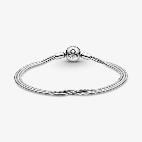 Pandora Ladies Sterling Silver Other Form Not a gem Snake Charm Bracelet in Kuwait