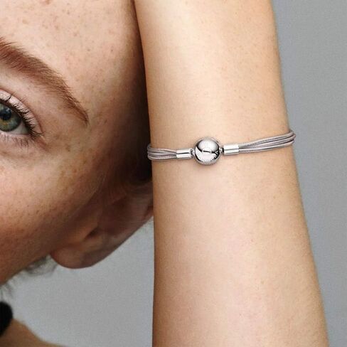 Pandora Ladies Sterling Silver Other Form Not a gem Snake Charm Bracelet in Kuwait