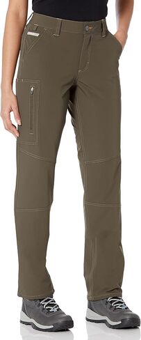 Ariat Female Rebar DuraStretch DriTEK Softshell Straight Pant Wren 34 in Saudi Arabia