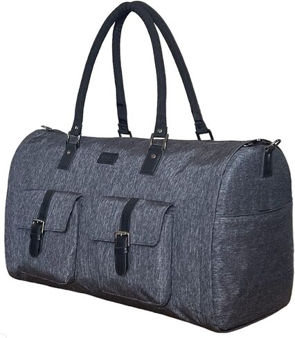 GYSSIEN 2 in 1 Convertible Travel Garment Bag Carry On Suit Bag Luggage Duffel (Standard) in Kuwait