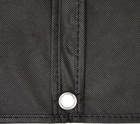 6-Pack Black Garment Bags with Zippers and Windows, Clothes Bags for Closet Storage and Travel (24x60 in) in Saudi Arabia