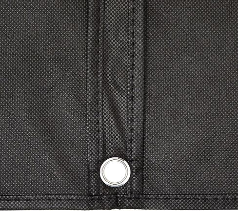 6-Pack Black Garment Bags with Zippers and Windows, Clothes Bags for Closet Storage and Travel (24x60 in) in Saudi Arabia