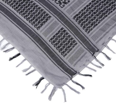 AOUTACC 2 حزمة من القطن التكتيكي الصحراء وشاح عربي لف وشاح شماغ للنساء والرجال 43 بوصة × 43 بوصة in Kuwait