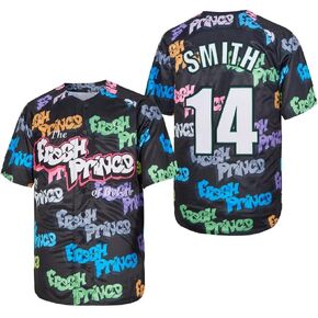 LEGEND 8 LEGACY24 #14 The Fresh Prince of Bel Air Academy Baseball Jersey for Men
