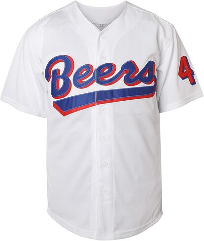 Mens Baseketball Beers Jersey 44 Joe Cooper 17 Doug Remer Stitched Baseball Jersey in Saudi Arabia