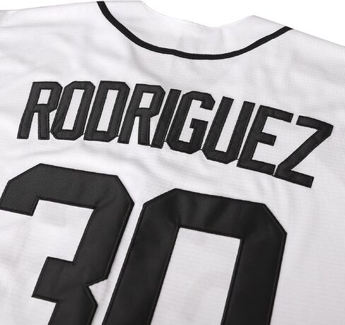 قميص البيسبول The Sandlot Benny The Jet Rodriguez 30 للرجال مقاس S-XXXL مخيط in Kuwait