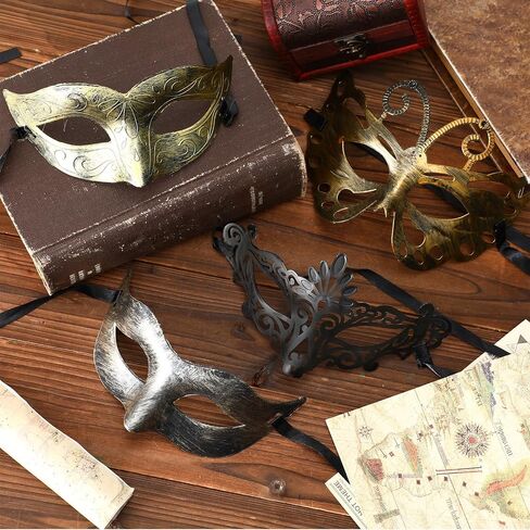 Sratte 60 Pcs Masquerade Mask Vintage Antique Masks Adults Party Mask Venetian Masks for Carnival Party Cosplay Performance in Saudi Arabia