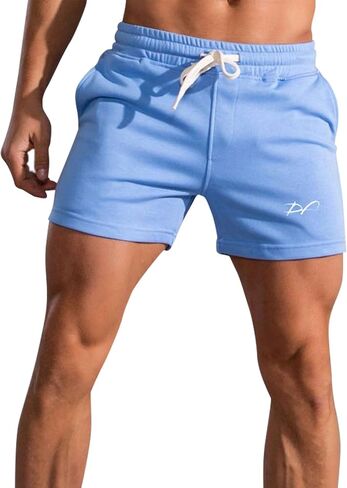 DRPfit for HIM شورت القرفصاء مع جيب 5 بوصة درزة داخلية مصممة من نسيج قطني لملمس خفيف الوزن وجيد التهوية in Saudi Arabia