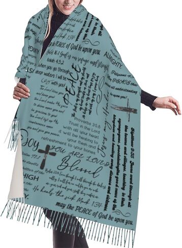 QZLAN Prayer Shawl Christian Blanket Scarf Religious Gifts For Woman in Kuwait