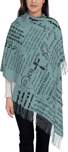QZLAN Prayer Shawl Christian Blanket Scarf Religious Gifts For Woman in Kuwait
