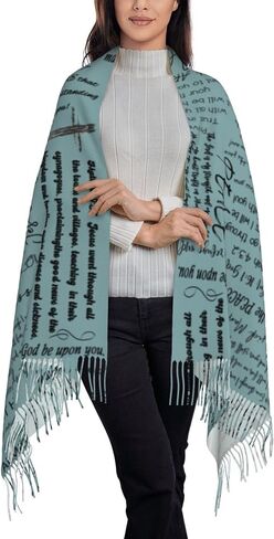 QZLAN Prayer Shawl Christian Blanket Scarf Religious Gifts For Woman in Kuwait