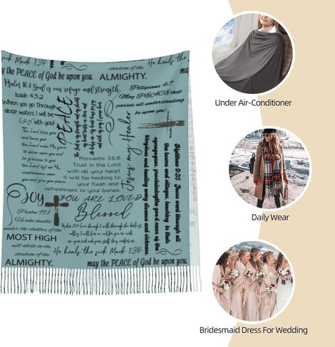 QZLAN Prayer Shawl Christian Blanket Scarf Religious Gifts For Woman in Kuwait