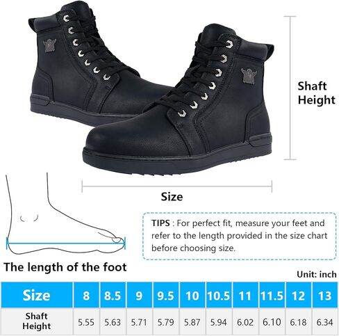 GARGOYLE BELLS حذاء كاجوال للرجال من جلد البولي يوريثان أحذية قتالية للرجال مقاوم للماء أحذية تشوكا لراكبي الدراجات النارية والتنزه مع سحاب جانبي in Kuwait