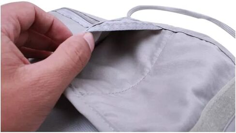 MP-BAGP Travel Neck Pouch Neck Wallet with RFID Blocking – Passport Holder to Keep Your Cash And Documents Safe – Get Peace Of Mind When Traveling, gray, Lightweight in Kuwait