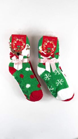 Different Touch 6 Pairs Pack Super Soft Cozy Fuzzy Winter warm Non Skid Hospital home bed Sleeping Slipper Socks in Saudi Arabia