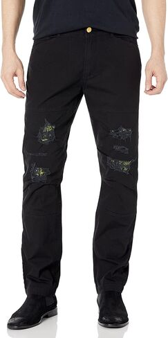 LRG Men's Lifted Research Group Slim Straight Twill Pant Jeans in Saudi Arabia