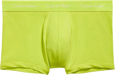 Calvin Klein Cotton Stretch Pride Pack Low Rise Trunk Cherry Tomato/Persian Red/Lemon Lime/Aqua Green/Blue Ambience XS (24"-26") in Saudi Arabia