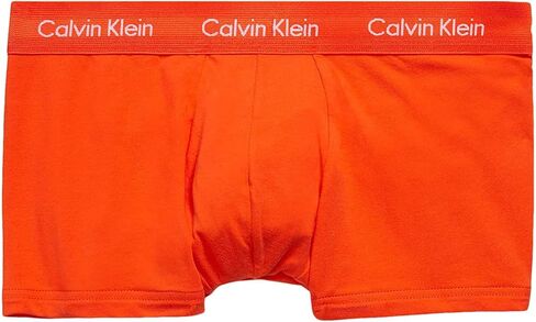 Calvin Klein Cotton Stretch Pride Pack Low Rise Trunk Cherry Tomato/Persian Red/Lemon Lime/Aqua Green/Blue Ambience XS (24"-26") in Saudi Arabia