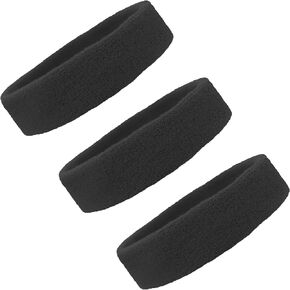Sweat Bands/Headbands for Women Men Elastic Headband Sports Sweatbands Athletic Stretchy Head Band Workout Running Basketball Moisture Wicking Terry Cloth Set Sweat Hair in Kuwait